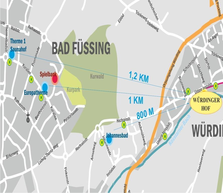 Kurhotel Wuerdinger Hof Bad Füssing Εξωτερικό φωτογραφία